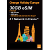 ORANGE eSIM EUROPE - 30 GB DATA & 120 VOICE MINUTES WORLDWIDE 