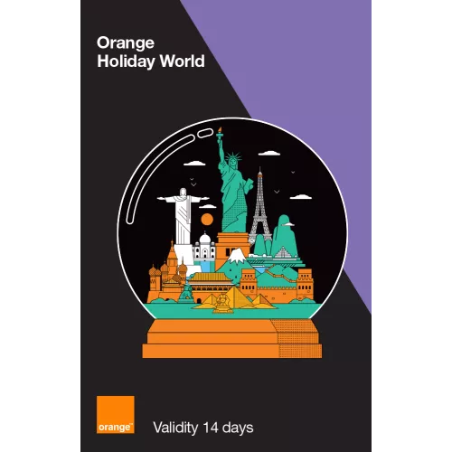 Orange Holiday Europe Carte SIM Prespayee Combo Deal Senegal